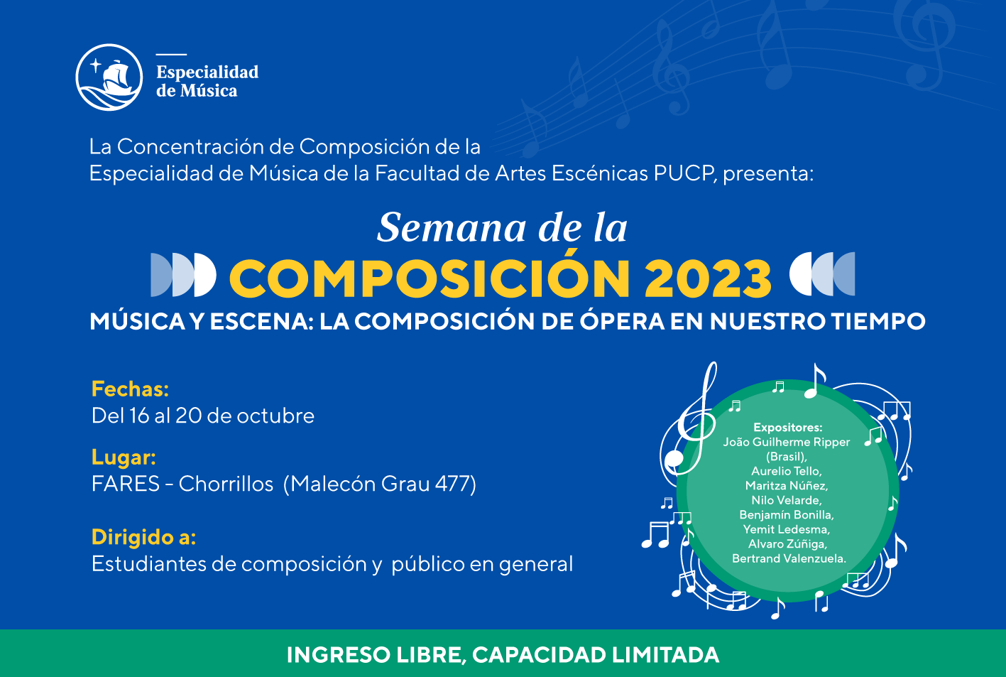SEMANA DE LA COMPOSICIÓN 2023