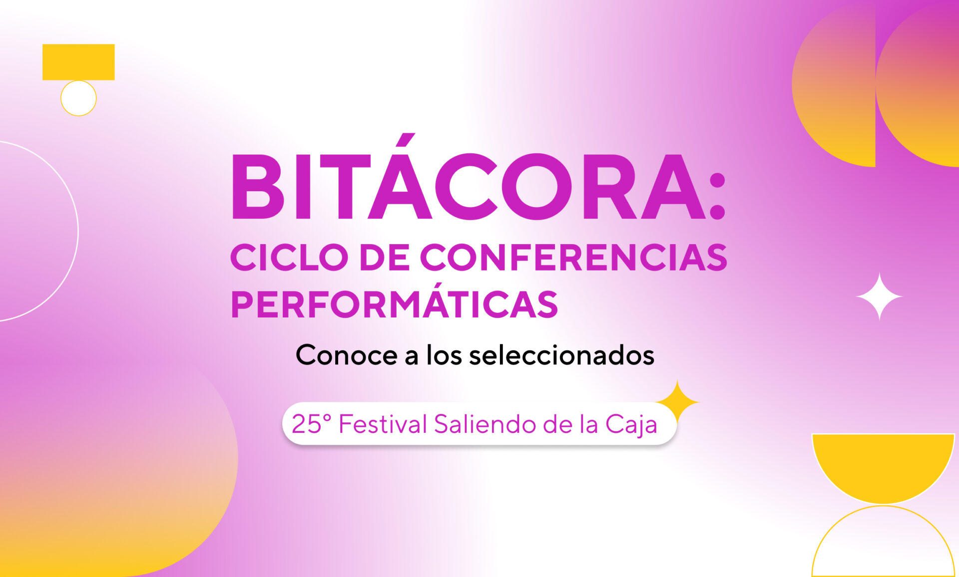 Seleccionados de Bitácora: Ciclo de Conferencias Performáticas