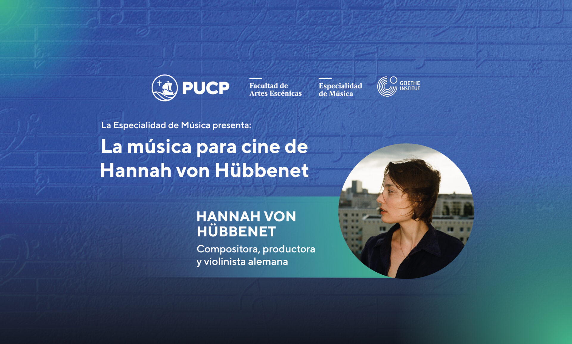 Charla: La música para cine de Hannah von Hübbenet