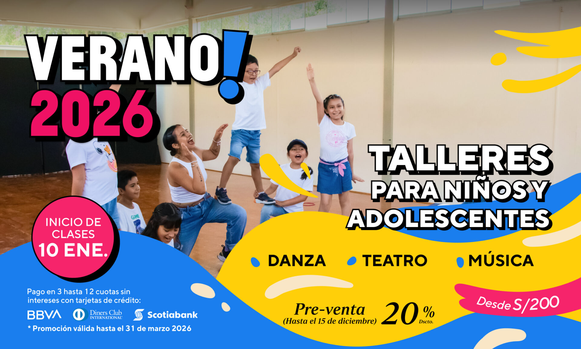Talleres de Verano 2026 Niños