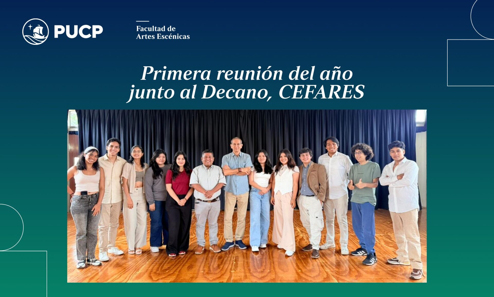 Primera reunión del año junto al Decano, CEFARES