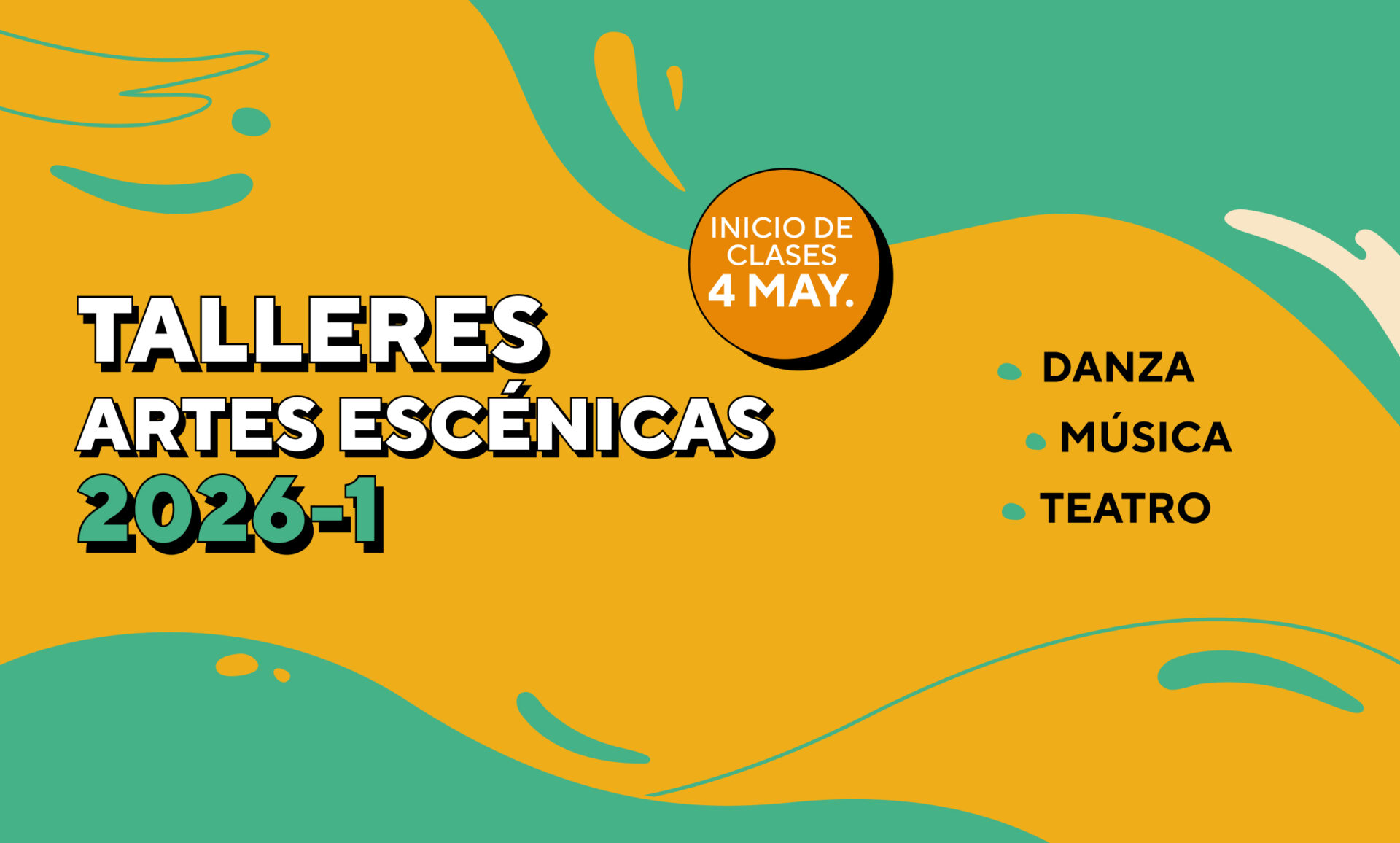 Talleres de Artes Escénicas 2026-1