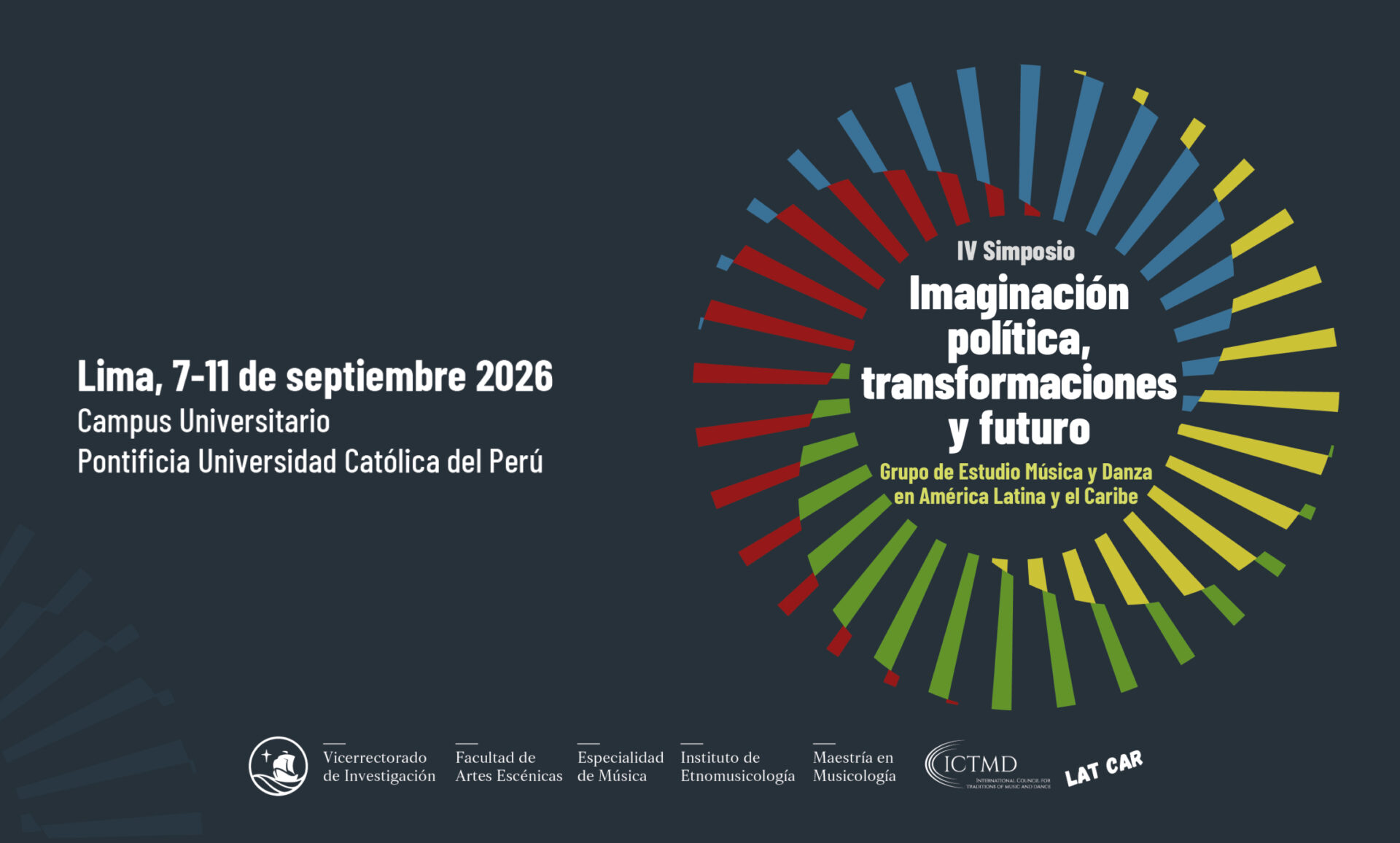 PUCP será sede del IV Simposio del Grupo de Estudio Música y Danza en América Latina y el Caribe