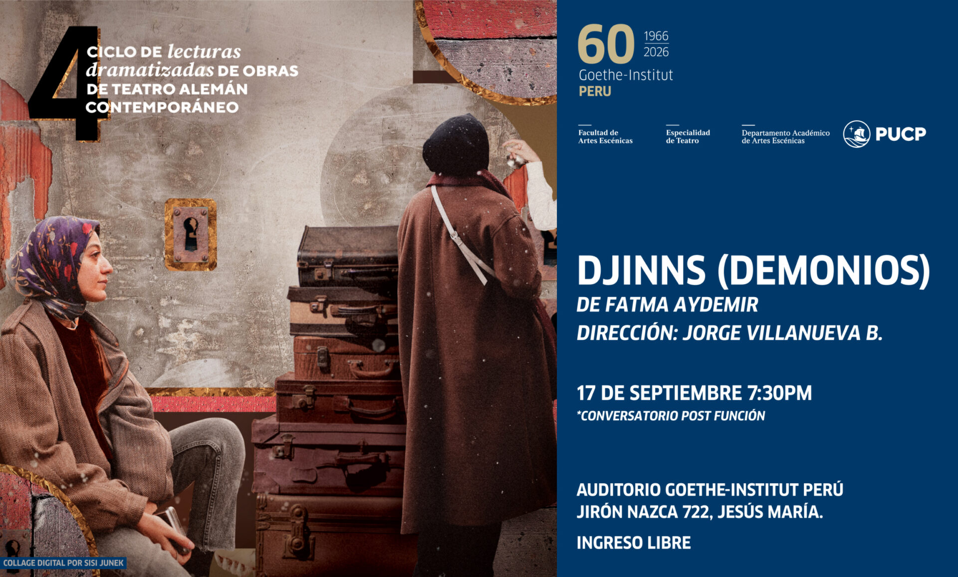 Se presentó Djinns (Demonios) en el 4.º Ciclo de Lecturas Dramatizadas