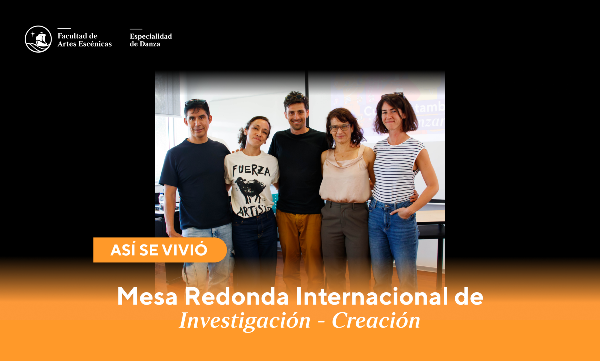 Se realizó la Mesa Redonda Internacional de Investigación-Creación Lo sensible en movimiento