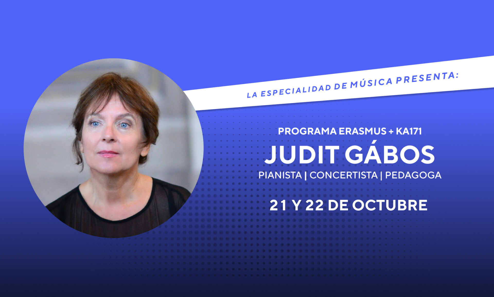 Música PUCP recibió la visita de la pianista y pedagoga húngara Judit Gábos